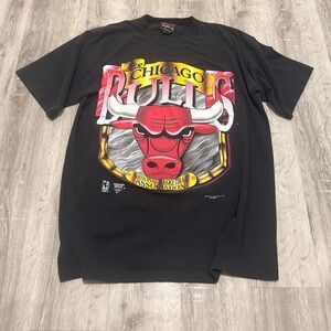 RARE 90s Magic Johnson T’s
Chicago Bulls NBA Baggy Black Graphic Tee 🏀🐂